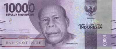 Indonesia - 10.000  Rupiah - Replacement (#157aR_UNC)