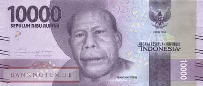 Indonesia - 10.000  Rupiah (#157b_UNC)