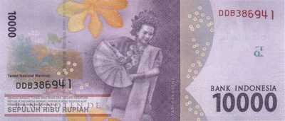 Indonesien - 10.000  Rupiah (#157c-U2_UNC)