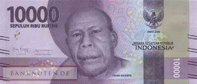 Indonesia - 10.000  Rupiah (#157d_UNC)