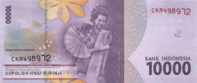 Indonesia - 10.000  Rupiah (#157e_UNC)