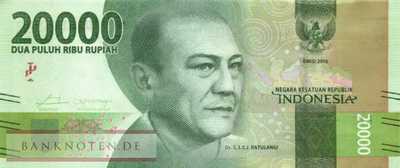 Indonesia - 20.000  Rupiah (#158b_UNC)