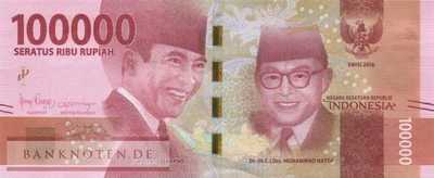 Indonesien - 100.000  Rupiah (#160e_UNC)