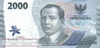 Indonesien - 2.000  Rupiah (#163a_UNC)