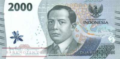 Indonesien - 2.000  Rupiah (#163b_UNC)