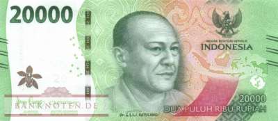 Indonesien - 20.000  Rupiah (#166a_UNC)