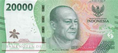 Indonesien - 20.000 Rupiah (#166e_UNC)