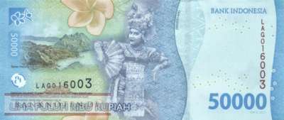 Indonesia - 50.000  Rupiah (#167a_UNC)