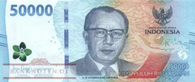 Indonesia - 50.000  Rupiah (#167a_UNC)