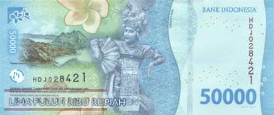 Indonesia - 50.000  Rupiah (#167c_UNC)