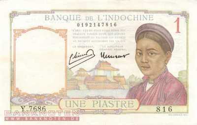 Indochina - 1 Piastre (#054c_AU)