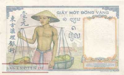 Indochina - 1  Piastre (#054e_AU)