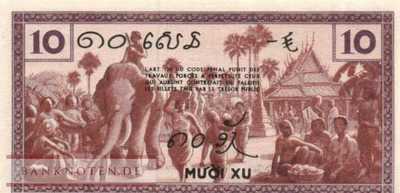 Indochina - 10  Cents (#085d_UNC)