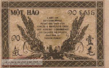 Indochina - 10  Cents (#089a_VF)