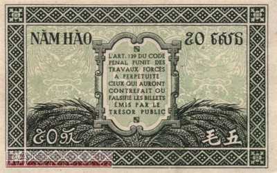 Indochina - 50  Cents (#091a_AU)