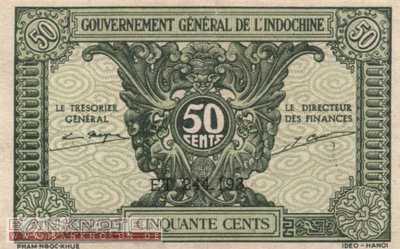 Indochina - 50  Cents (#091a_AU)