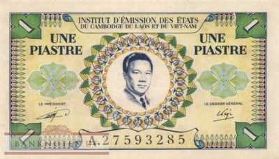 Indochina - 1 Piastre (#104_AU)
