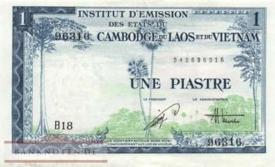 Indochina - 1 Piastre (#105_VF)