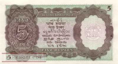 Indien - 5  Rupees (#018a_UNC)