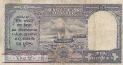 Indien - 10  Rupees (#024_VF)
