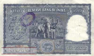 Indien - 100  Rupees (#042a_XF)