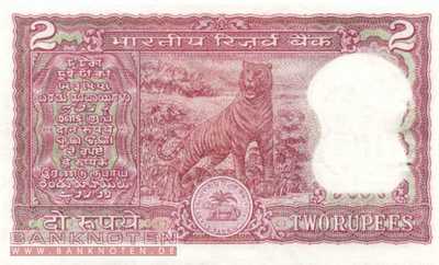 India - 2  Rupees (#053Aa_UNC)