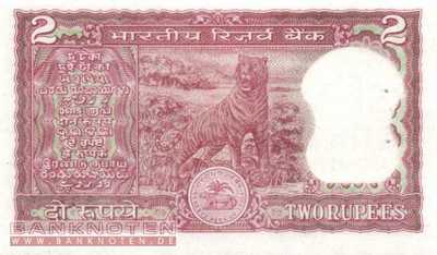 India - 2  Rupees (#053Ac-2_UNC)