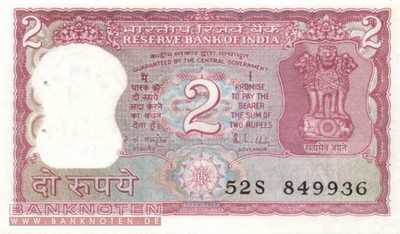 Indien - 2  Rupees (#053Ac-2_UNC)