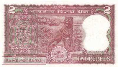 India - 2  Rupees (#053Ae_UNC)