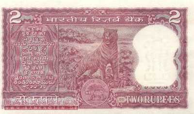 India - 2  Rupees (#053a_UNC)