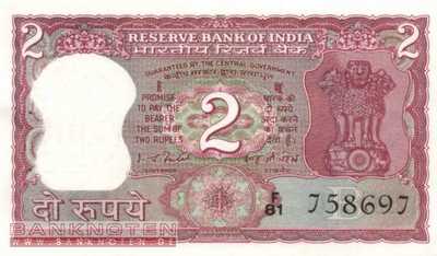 Indien - 2  Rupees (#053e_UNC)