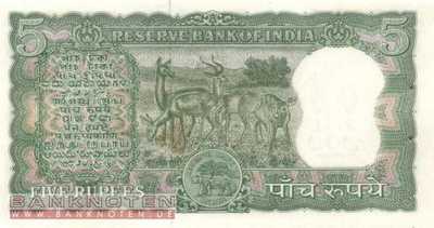 Indien - 5  Rupees (#054b_UNC)