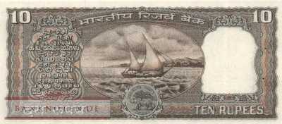 Indien - 10  Rupees (#059b_UNC)