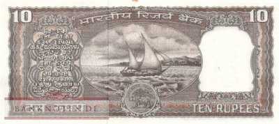 Indien - 10  Rupees (#060k_AU)
