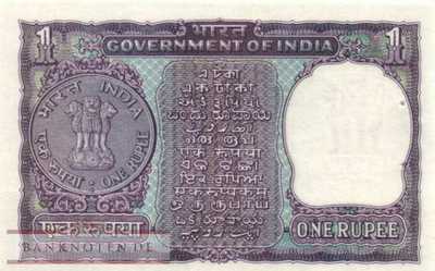 India - 1  Rupee (#066_UNC)