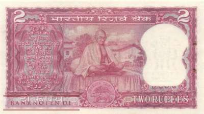 Indien - 2  Rupees (#067b_UNC)