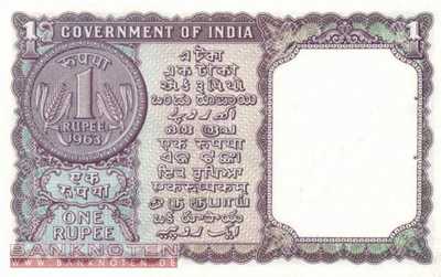 India - 1  Rupee (#076a_UNC)