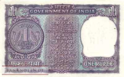India - 1  Rupee (#077b_UNC)