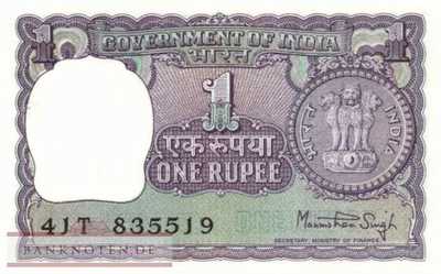 India - 1  Rupee (#077u_UNC)