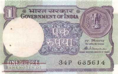 Indien - 1  Rupee (#078Ab-85_UNC)