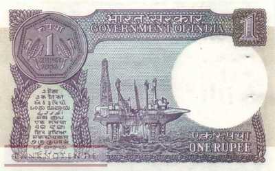 India - 1  Rupee (#078Ac-86_UNC)