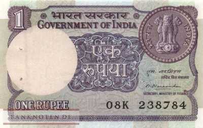 India - 1  Rupee (#078b_UNC)