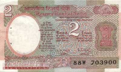 India - 2  Rupees (#079h_AU)