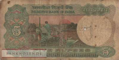 Indien - 5  Rupees (#080i_VG)