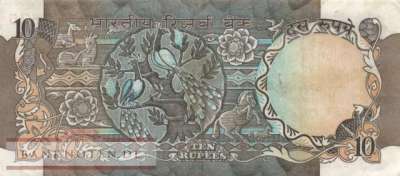 Indien - 10  Rupees (#081b_VF)