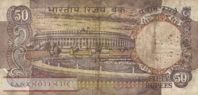 India - 50 Rupees (#084g_VG)