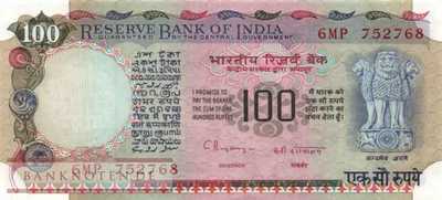 Indien - 100  Rupees (#086f_UNC)