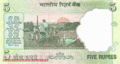 Indien - 5  Rupees (#088Ab_UNC)