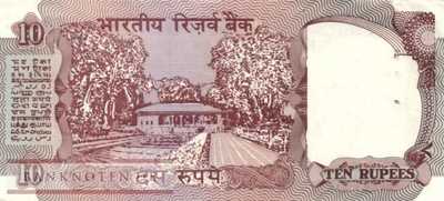 India - 10  Rupees (#088a_XF)
