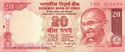 I - 20  Rupees (#089Ab_UNC)